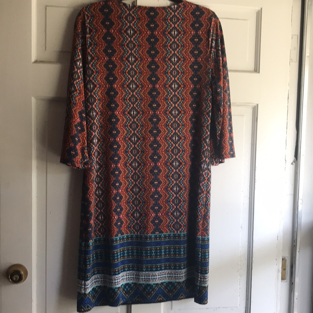 Women’s Multicolor Patterned Dress Size Small - Picture 8 of 10
